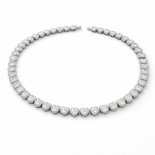 DIAMOND HEART NECKLACE