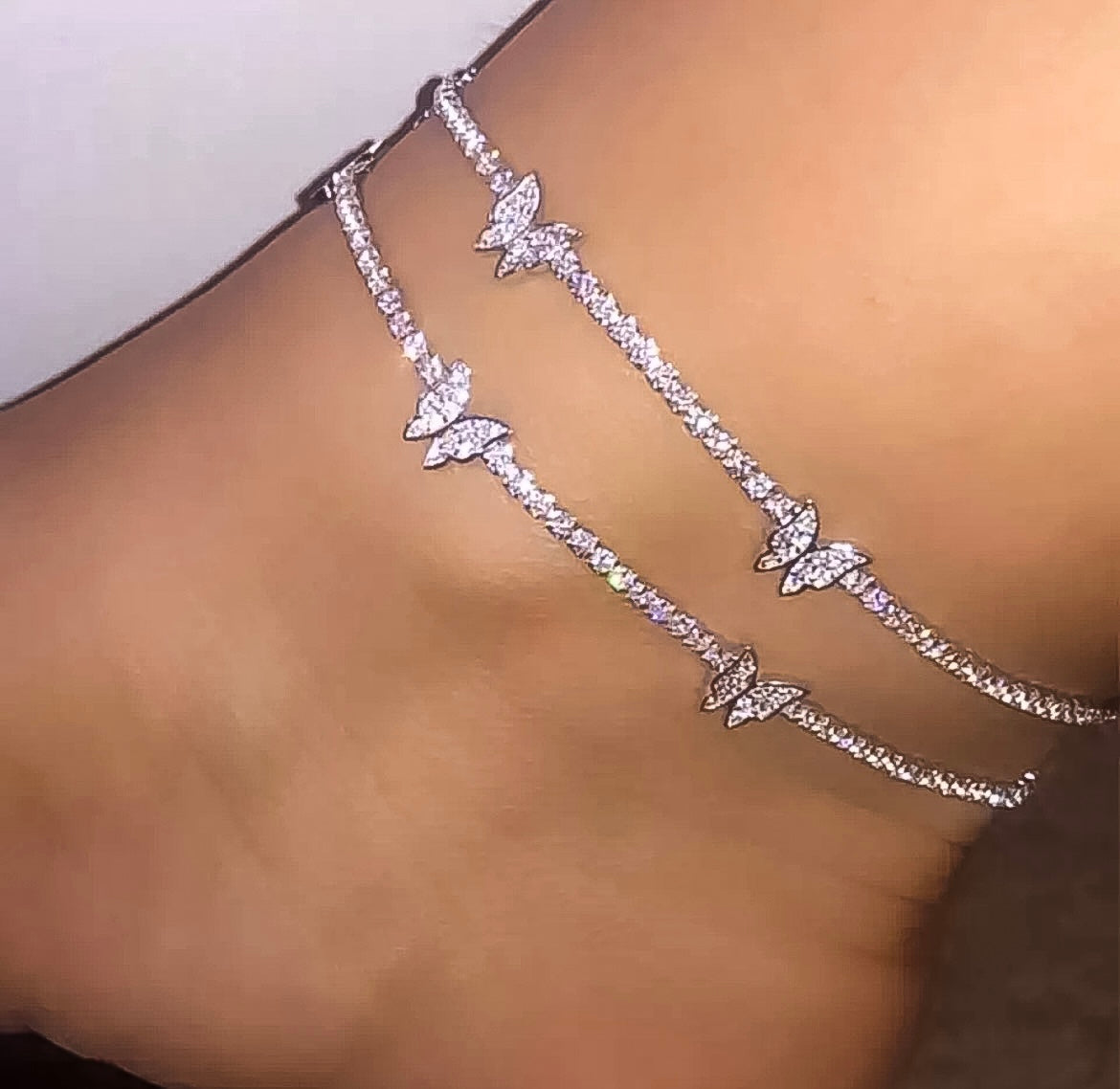 BUTTERFLY ANKLET